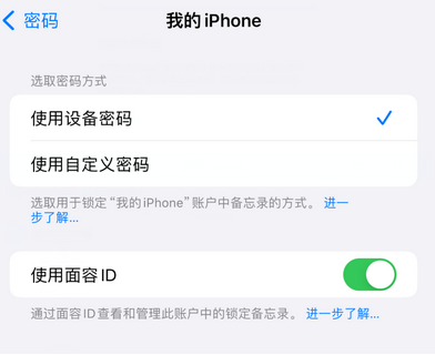 银州apple维修分享iPhone锁定备忘录的两种方式